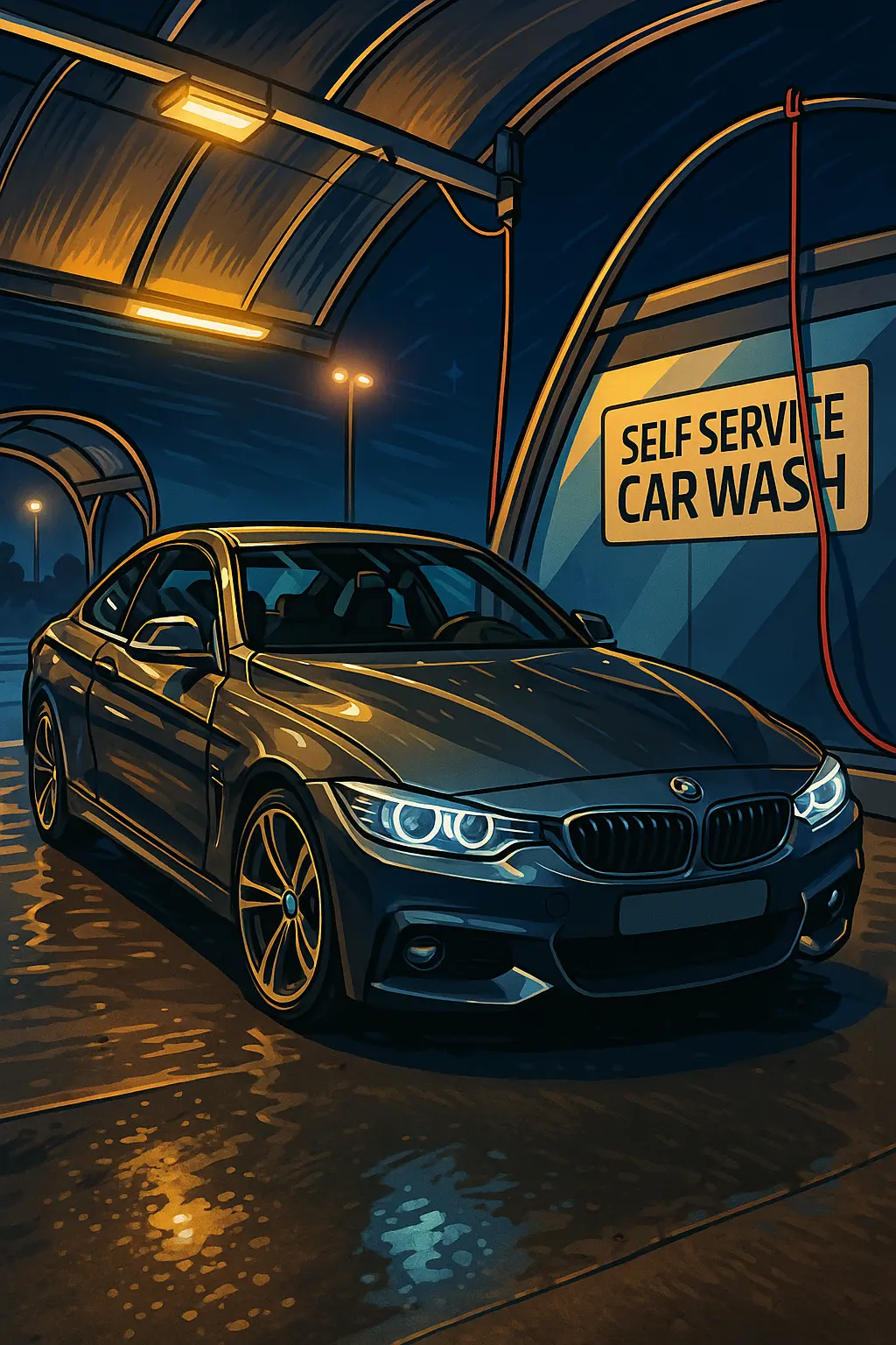 Photo transformed into cartoon style